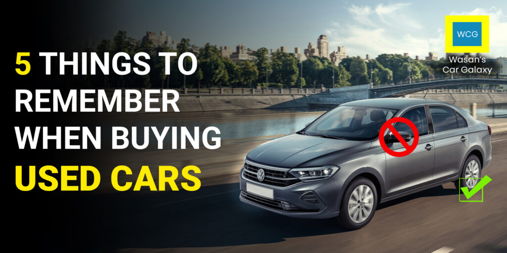 5 Things You Should Consider Before Buying a Used Car